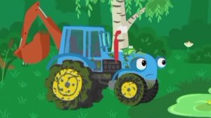 Трактор Гоша и котёнок Котэ. Мультик.