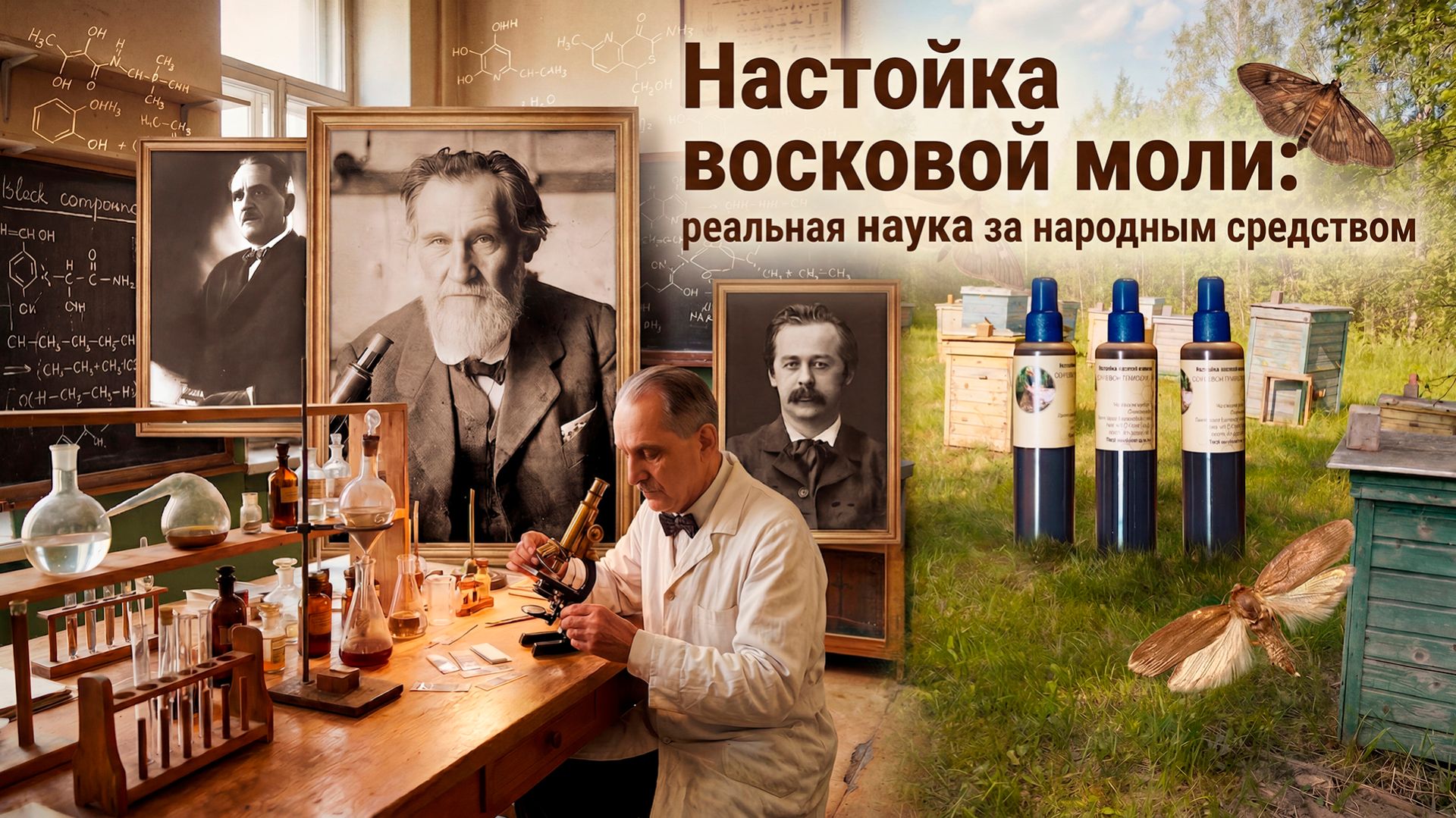 Настойка восковой моли Огнёвка: 130 лет научных исследований, которые от вас скрывали