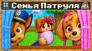 😭СКАЙ И ГОНЩИК ПРИЮТИЛИ МЕНЯ В МАЙНКРАФТ ЩЕНЯЧИЙ ПАТРУЛЬ PAW PATROL МУЛЬТИК