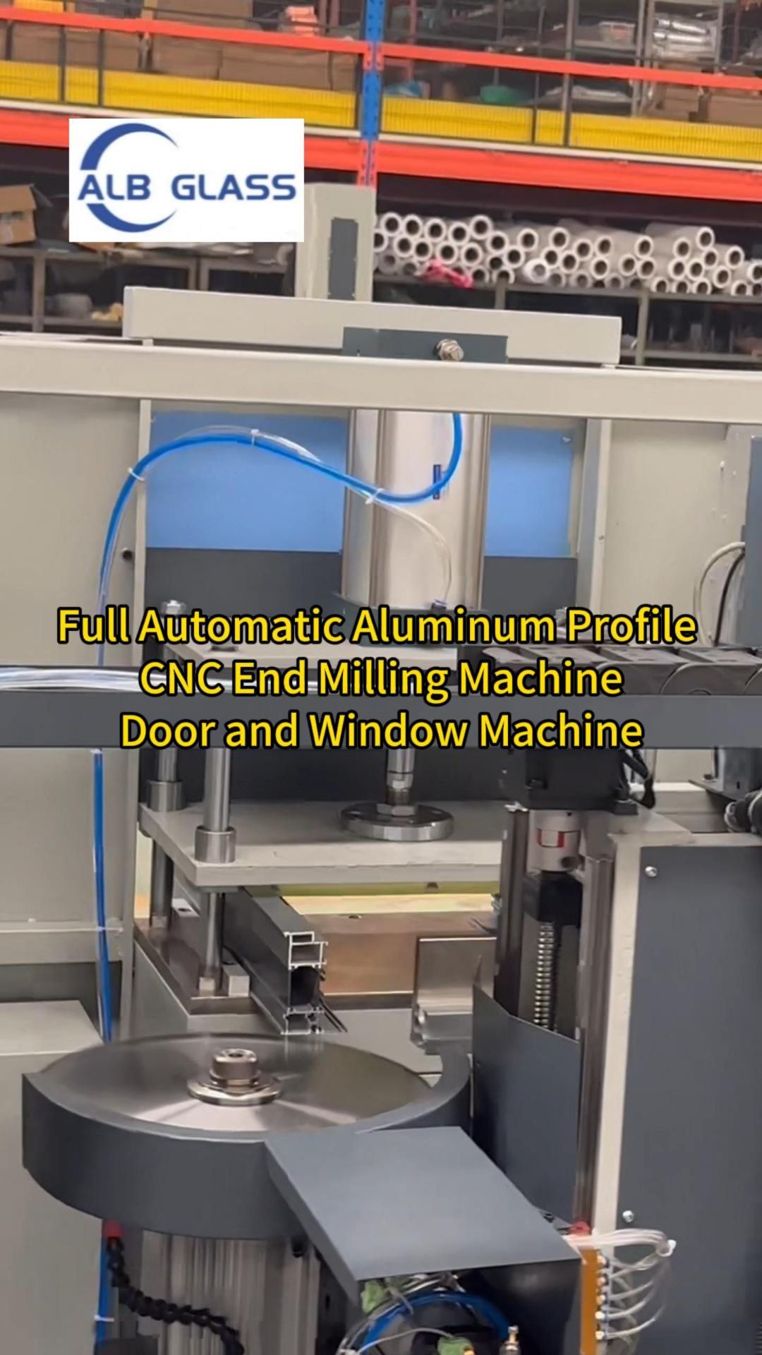 Автоматический фрезерный станок с ЧПУ для алюминиевых профилей, станок для изготовления дверей иокон