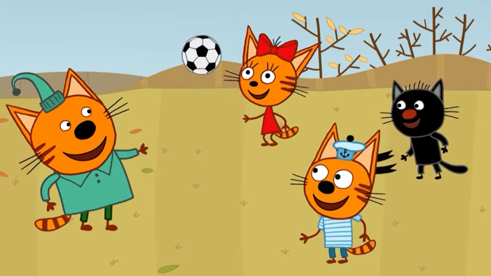 Три Кота — Мультфильм для Детей | Веселые Приключения | Три Кота Мультик Смотреть | Развивающая Игра