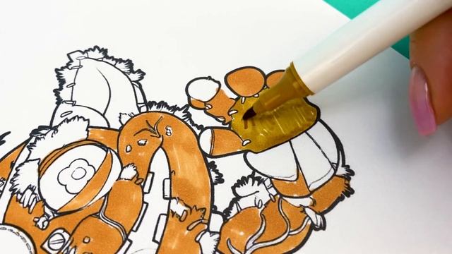 Сделала раскраску по Poppy Playtime Chapter 5 для своей коллекции