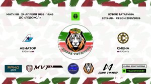 КУБОК ТАТАРИНА 23-25 апреля матч 8 «Авиатор» г. Казань - «Смена» г. Казань