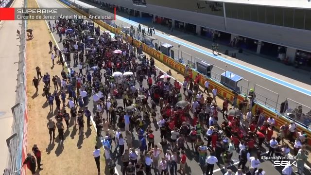 Подготовка к гонке 2: Чемпионат мира SBK в Испании 2025