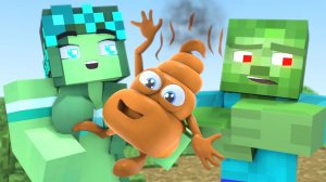 Жизнь Зомбо и Зоммы ｜ Проказник с детским дерьмом. Майнкрафт Мультик