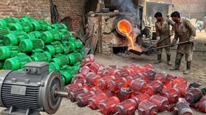 Удивительный производственный процесс, промышленного оборудования и процесс намотки.