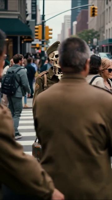 Потерянное будущее в мире мертвых #скелет #город #безнадежность