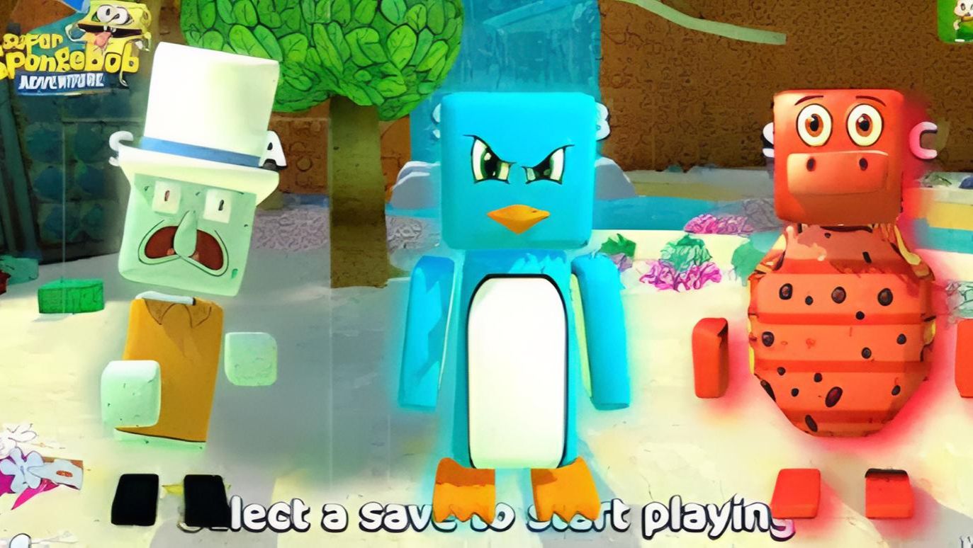 Super bear adventure НО С МОДОМ СПАНЧ БОБА!