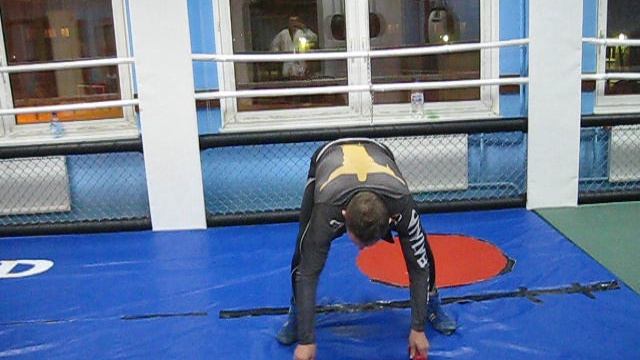 2017 год. Отработка приемов в одноопорном положении без партнёра.