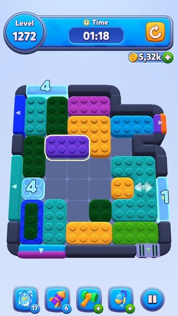 Color Block Jam 1272 Уровень