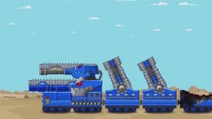 The BIG ROTATION land rover breaking through the defences of Moscow  Cartoons about tanks