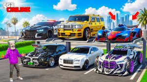 ВЫБИЛ САМЫЕ КРУТЫЕ ТАЧКИ НА СУПЕР ПАРКОВКЕ! БИТВА РАНДОМА В GTA 5 ONLINE