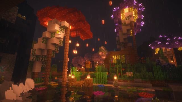 Перестань листать, иди спать…музыка Minecraft  с дождем