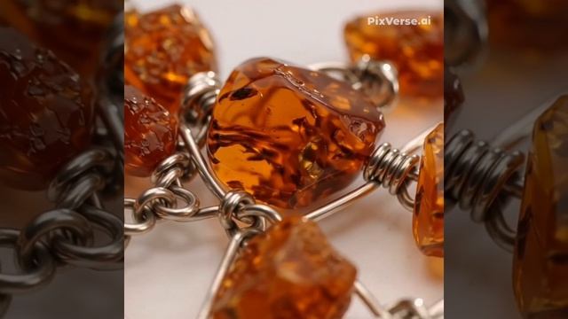 Колье из янтаря 