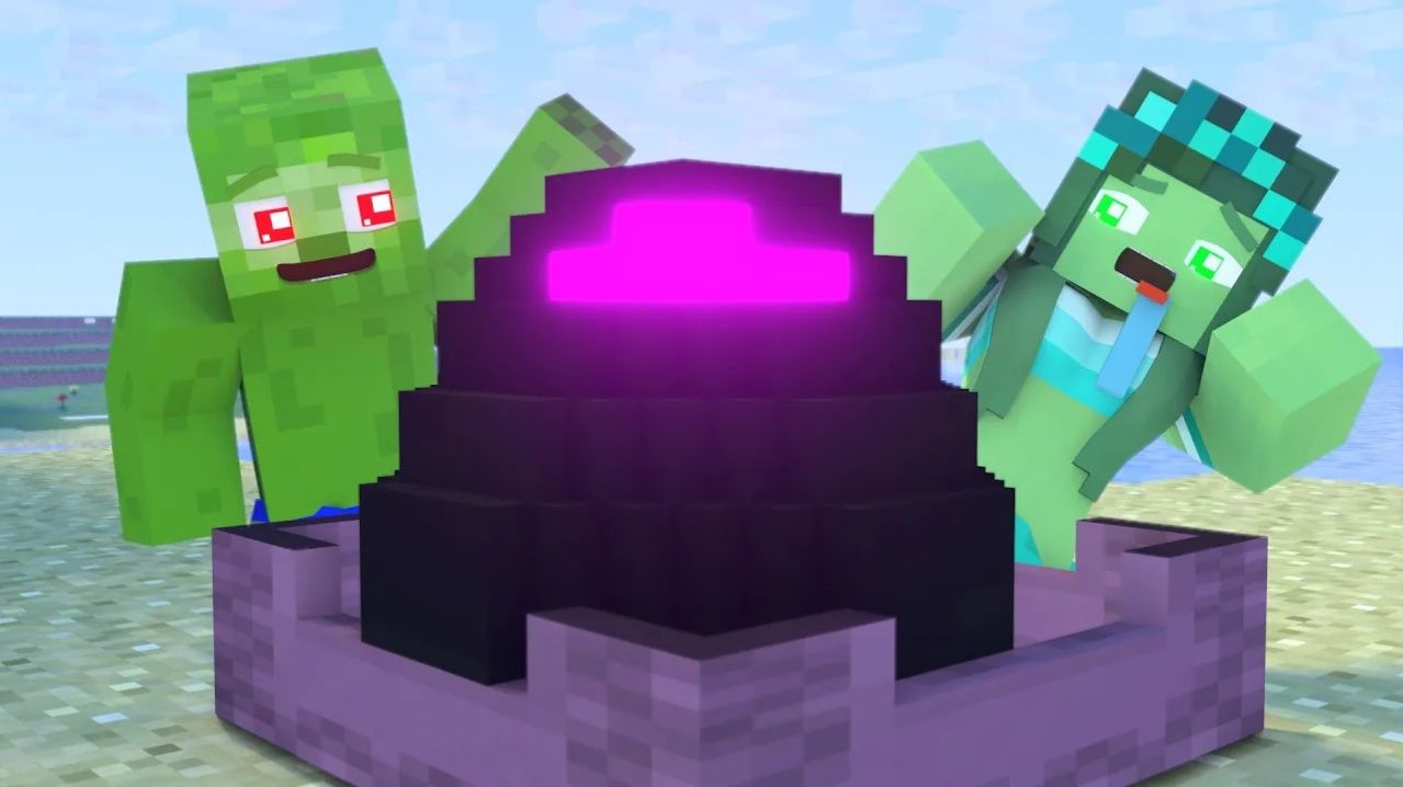 Голодный Стив украл драконье яйцо. Майнкрафт Мультик