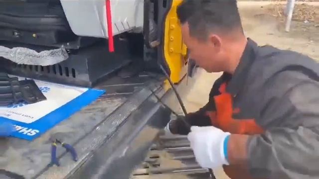 Установка пересадчика на экскаватор