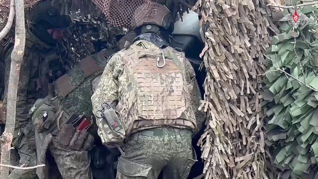 Боевая работа расчета гаубицы Д-30 ГрВ «Центр»