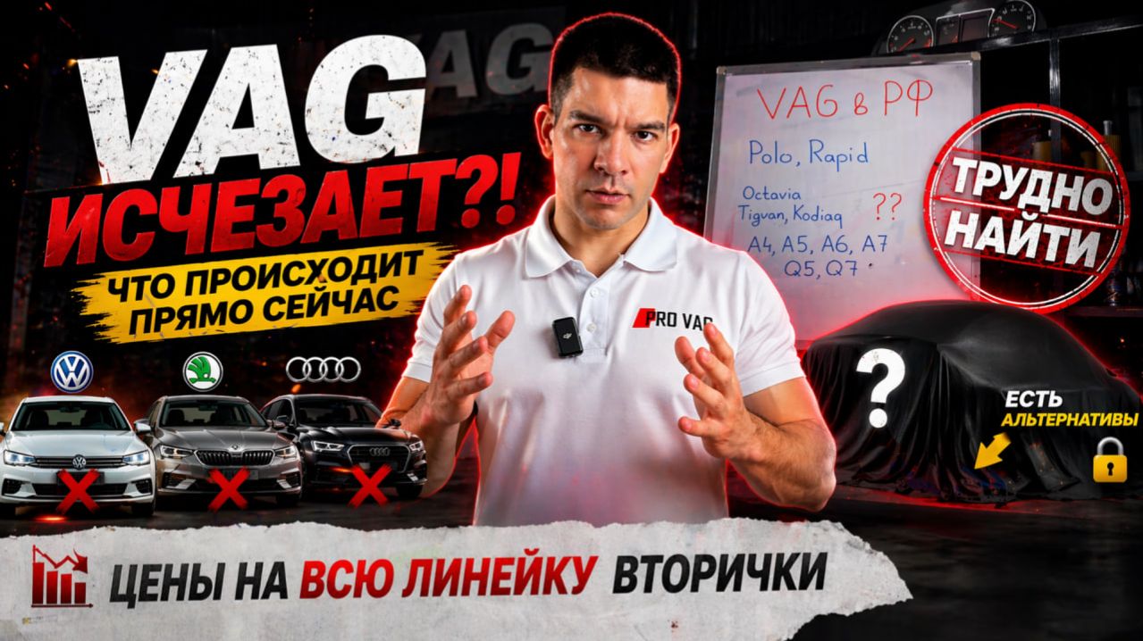 VAG исчезает с рынка?! Что происходит прямо сейчас