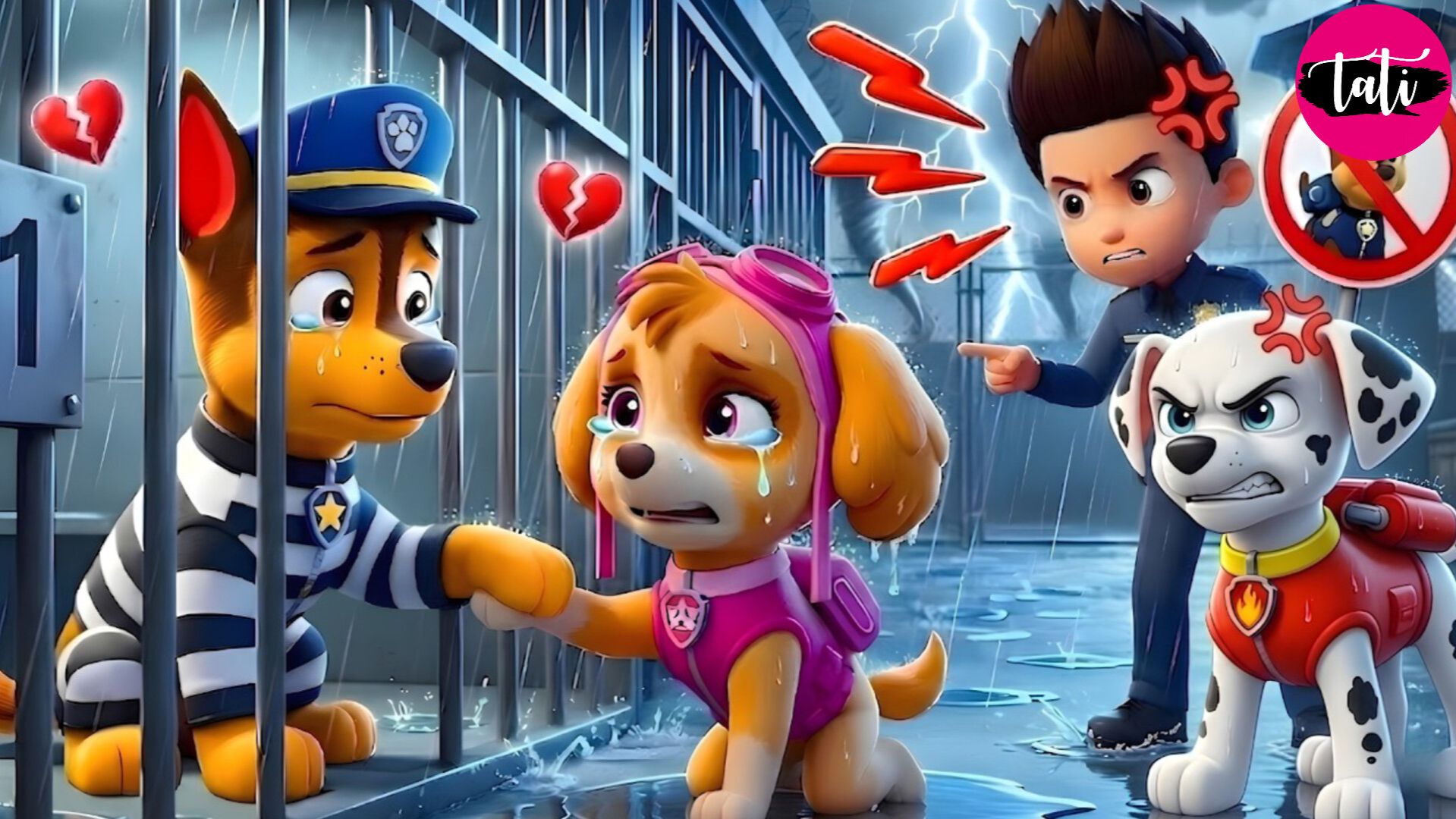 Щенячий патруль и Маршалл. Залипательное видео. Мультфильм для детей и малышей. Анимация 439