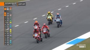 Лучшие моменты захватывающей гонки WorldSBK в Ассене