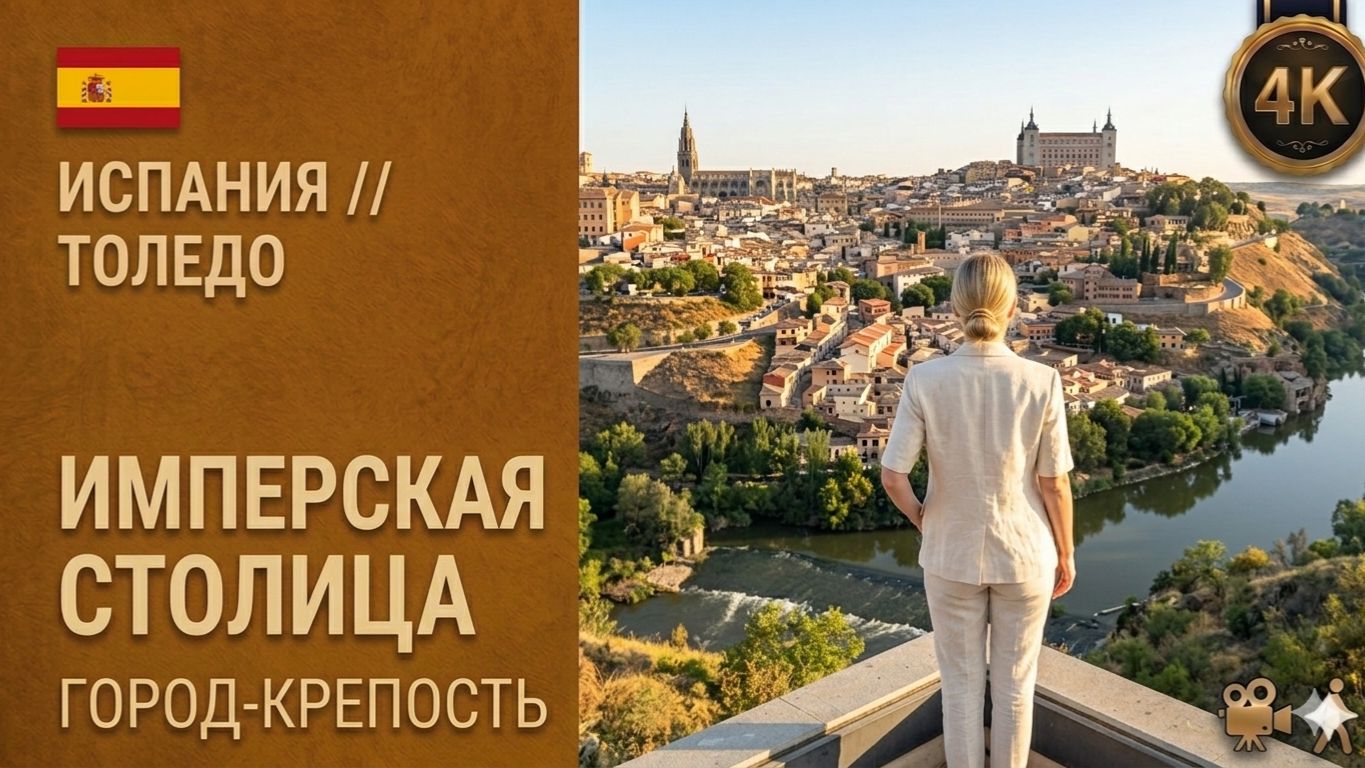 Испания // Толедо // Имперская столица и цитадель Испании 4K