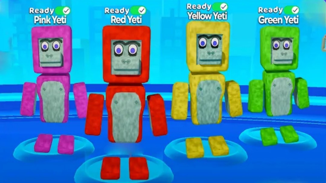 Боссы-йети, играют в игру догонялки/Super Bear Adventure🐻