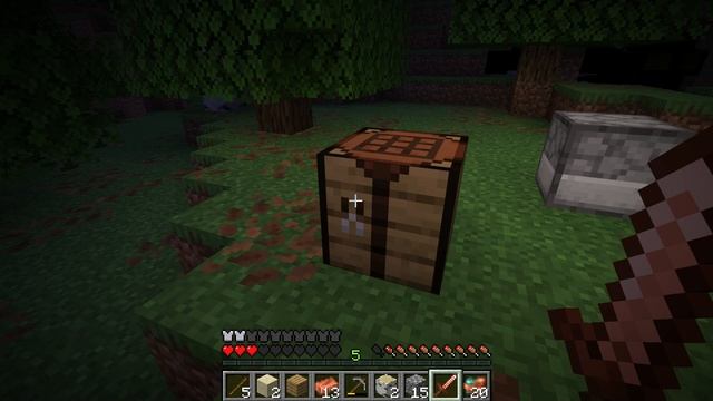 Сражение в лесу майнкрафт ночью