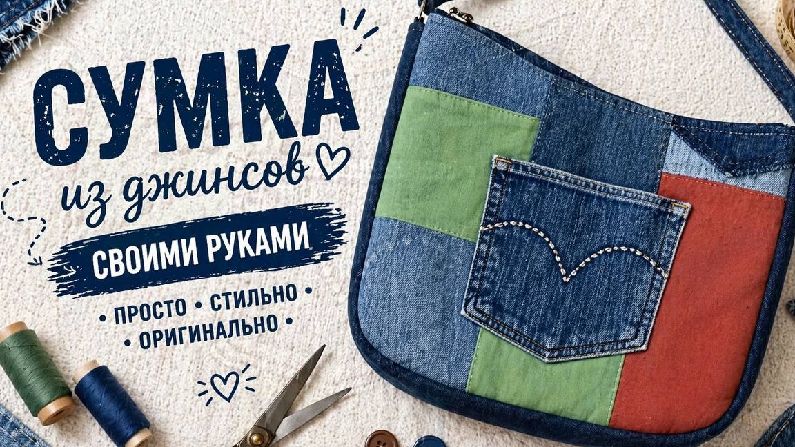 Джинсовая сумка джинсового цвета с кусочками | Дизайн, хобби и экология