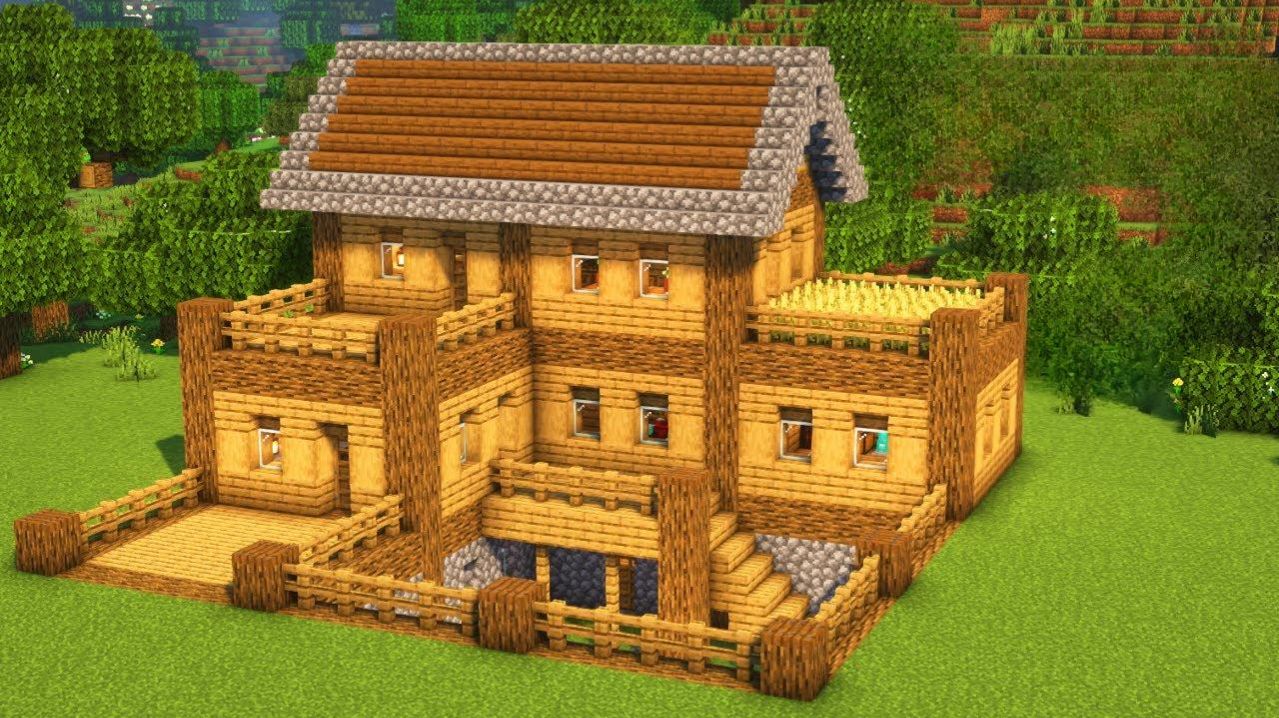 МАЙНКРАФТ Как построить стартовый дом для выживания - Майнкрафт гайд туториал новые видео