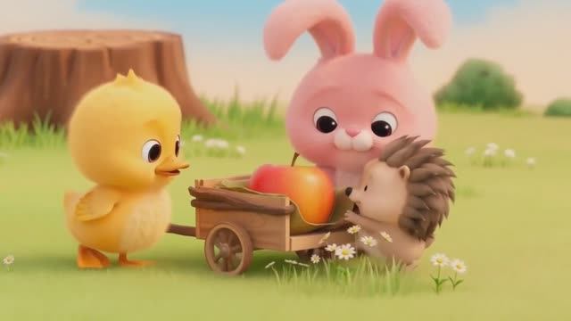 Лапки и Сказки 2 сезон 10 серия «Яблочная тележка»