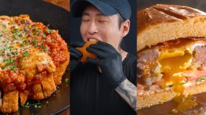 Лучшее от Зака Чоя  MUKBANG  ГОТОВКА  ASMR