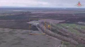 Боевая работа экипажа танка Т-90М «Прорыв»