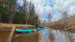 Сплав по Чёрной на сапе Дибуны - Ленинская тропа 18.04.2026