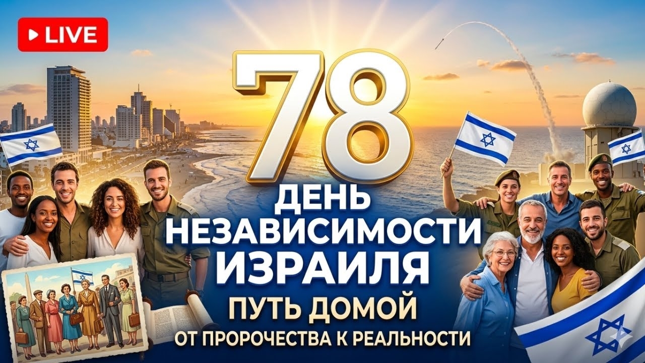 🇮🇱 ИЗРАИЛЬ 78: ПУТЬ ДОМОЙ. ОТ ПРОРОЧЕСТВА К РЕАЛЬНОСТИ