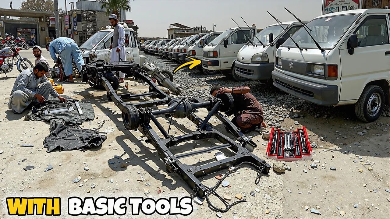 😱🚐 ИЗ ЯПОНИИ НА ДОРОГИ АФГАНИСТАНА — ПОЛНАЯ СБОРКА TOWN ACE 4WD!