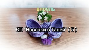 Апрельские тапочки в #сп_носочкисТаней2026_апрель