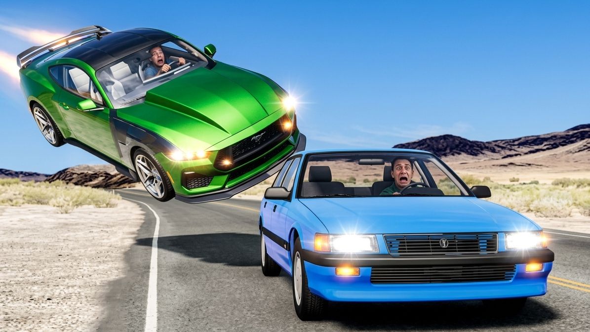 Аварии с потерей управления #1 – Катастрофа BeamNG Drive