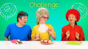 Большая, Средняя или Маленькая Тарелка Челлендж # Забавные Кухонные Лайфхаки от Candy DO