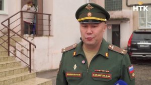 В Элисте состоялась торжественная отправка призывников