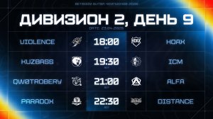 BetBoom Битва Чемпионов: Сплит #3 | Дивизион 2 | День 9