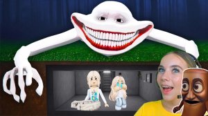 СТРОЮ БУНКЕР, ЧТОБЫ ЗАЩИТИТЬ МАЛЫША АЛЁНУ ОТ МОНСТРОВ в ROBLOX!