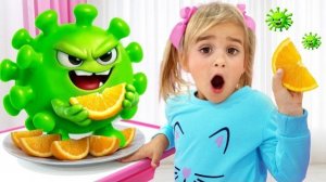 Алиса рассказывает детскую сказку о микробах: Будьте здоровы и мойте руки!