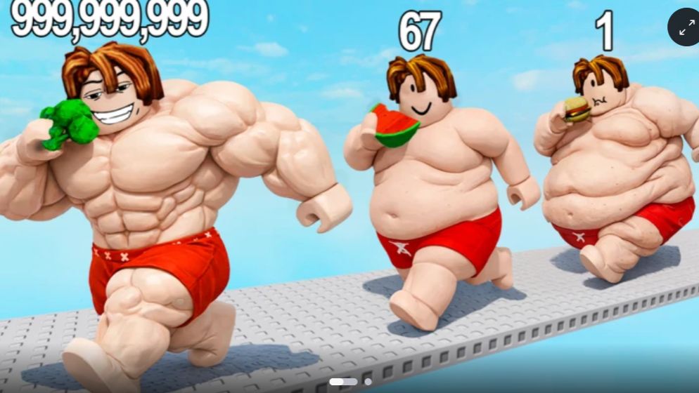 СТАНОВИСЬ НАКАЧЕННЫМ, ЧТОБЫ БЫТЬ КРУТЫМ В РОБЛОКС.