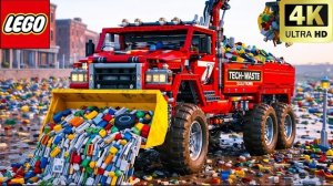 Я построил безумную машину для уборки мусора из конструктора LEGO Technic! | Забавный эксперимент