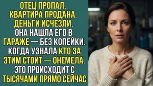 «ОТЕЦ ПРОДАЛ КВАРТИРУ И ИСЧЕЗ. Я НАШЛА ЕГО В ГАРАЖЕ» Слушать житейские истории. Слушать рассказы