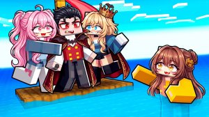 КОРОЛЬ ВАМПИРОВ И КРАСОТКИ НА ПЛОТУ 3! 😱 (Майнкрафт Мини-фильм)