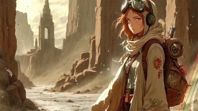 Calm Productivity Mix 2｜ DUST PATH ｜ 90s Mellow Synth Focus [Arc Raiders Desert Hideout]-(1080p24)