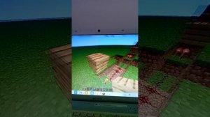 как построить выдвижную дверь в маинкрафт