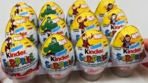 АСМР РАСПАКОВКА 12 Киндер Сюрприз Шоколадные яйца 🫶🏻👀🤯