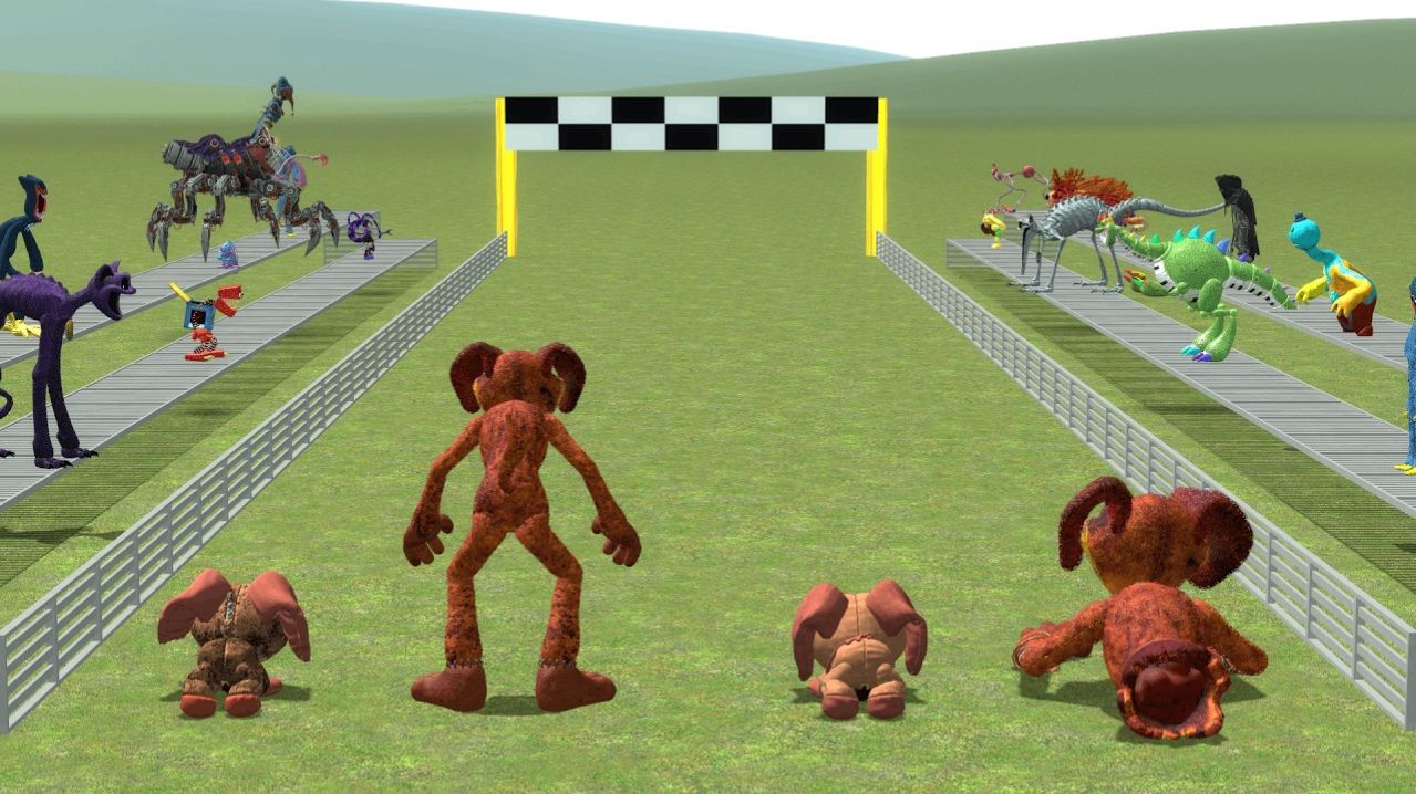 Поппи Плейтайм Кто самый быстрый в собачий день?